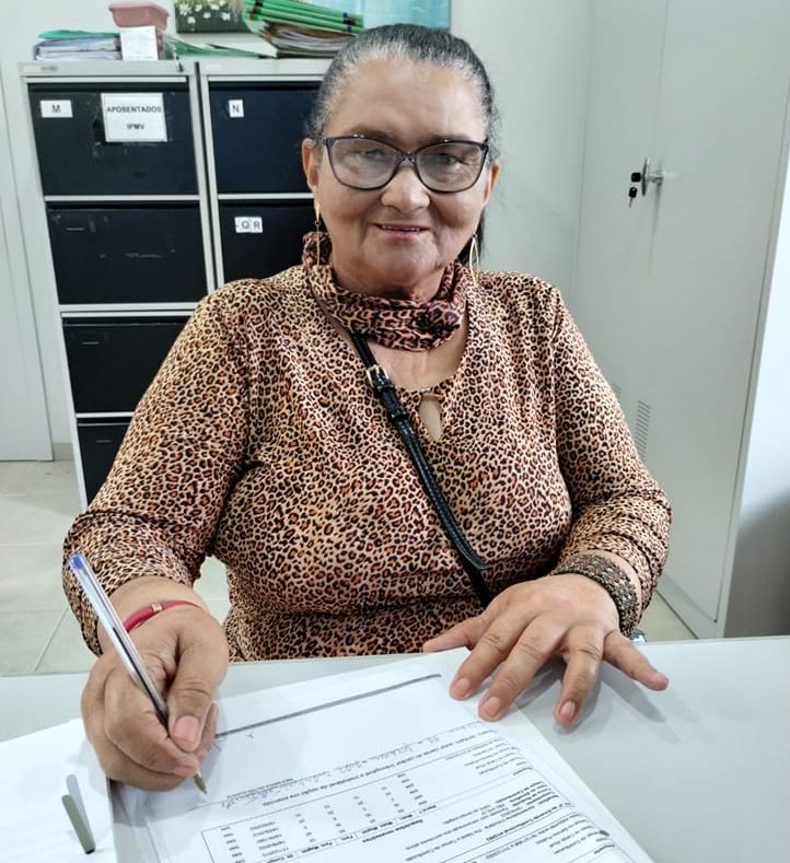 Inês Maria Dutra Duarte, aposentada SEMED